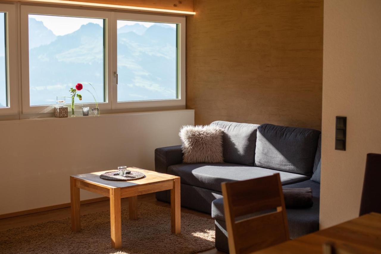 Alpenpanorama Konzett Daire Faschina Dış mekan fotoğraf