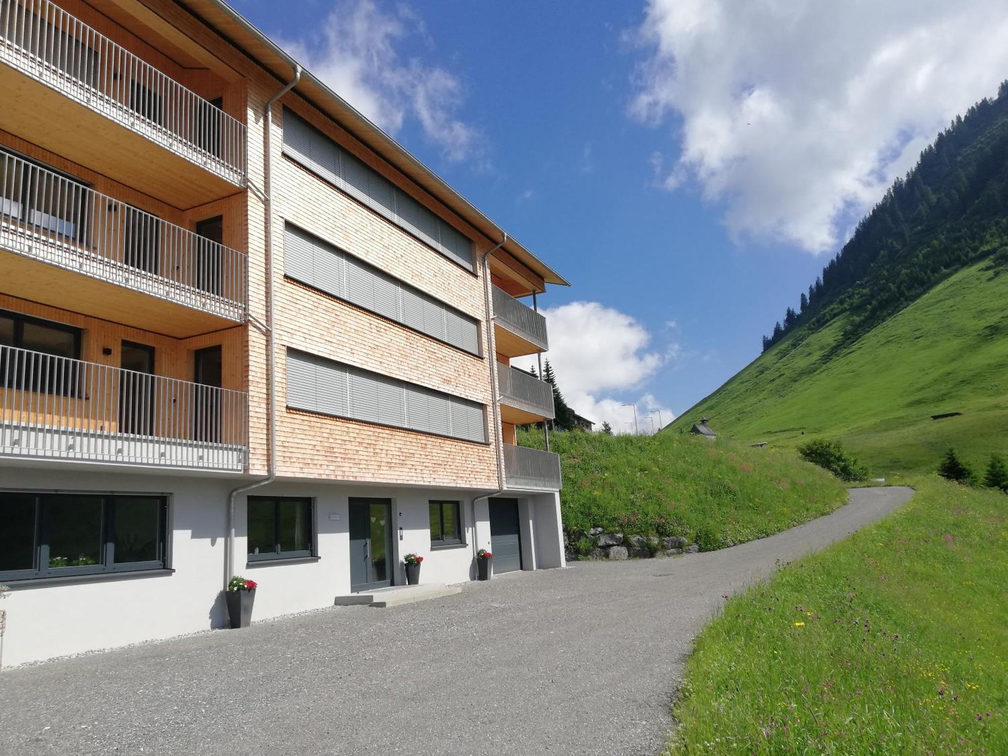 Alpenpanorama Konzett Daire Faschina Dış mekan fotoğraf