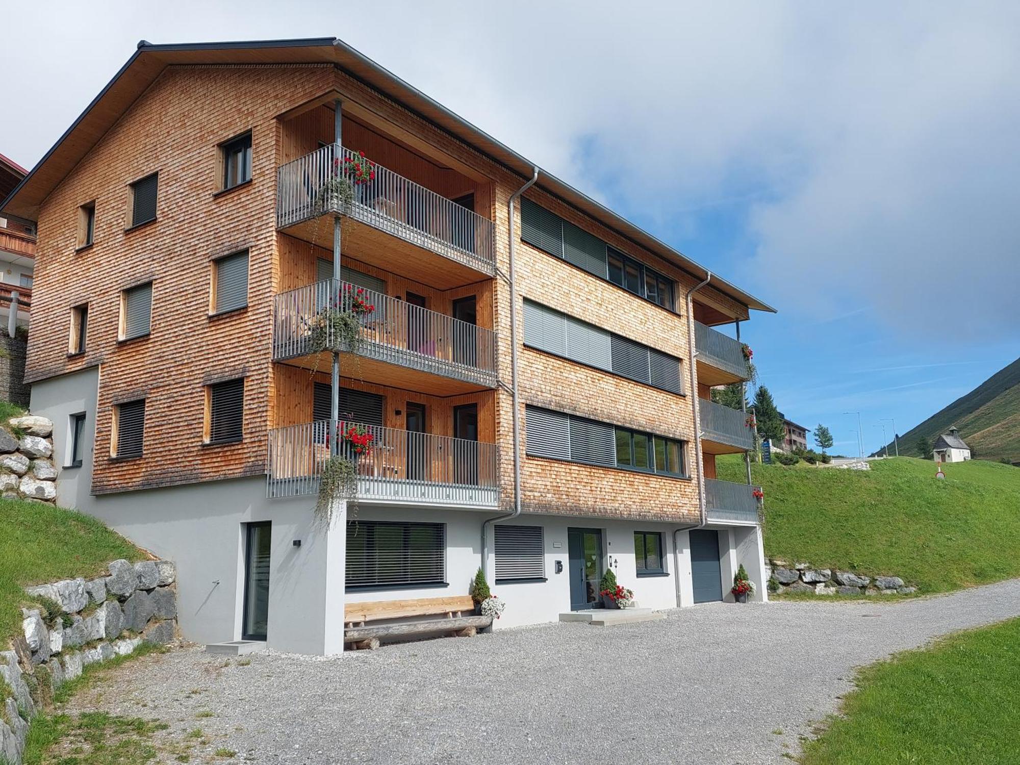Alpenpanorama Konzett Daire Faschina Dış mekan fotoğraf