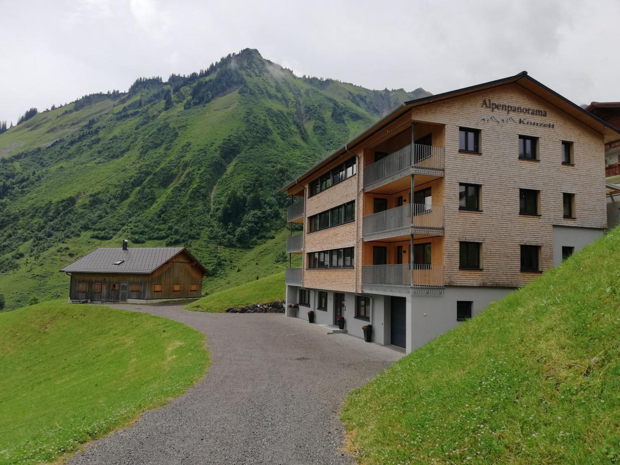 Alpenpanorama Konzett Daire Faschina Dış mekan fotoğraf